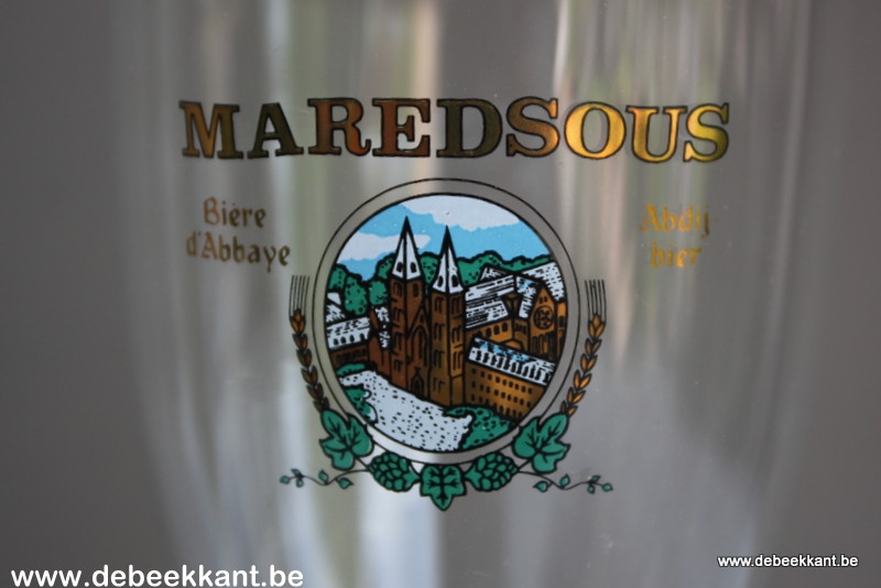 Oud bierglas Maredsous